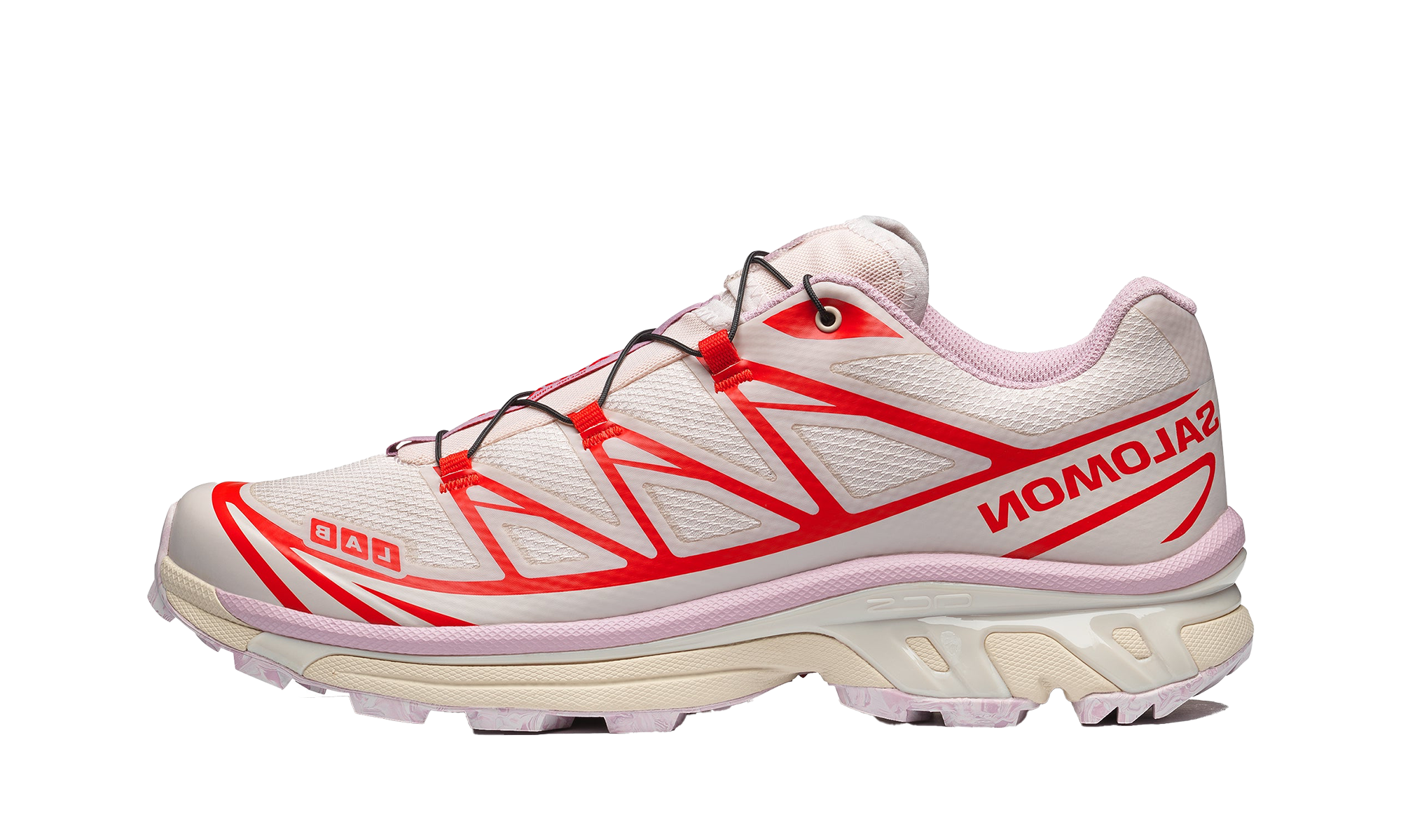 Salomon XT-6 Nostalgia Lilac Ash Fiesta - Retro Trail Running Shoe