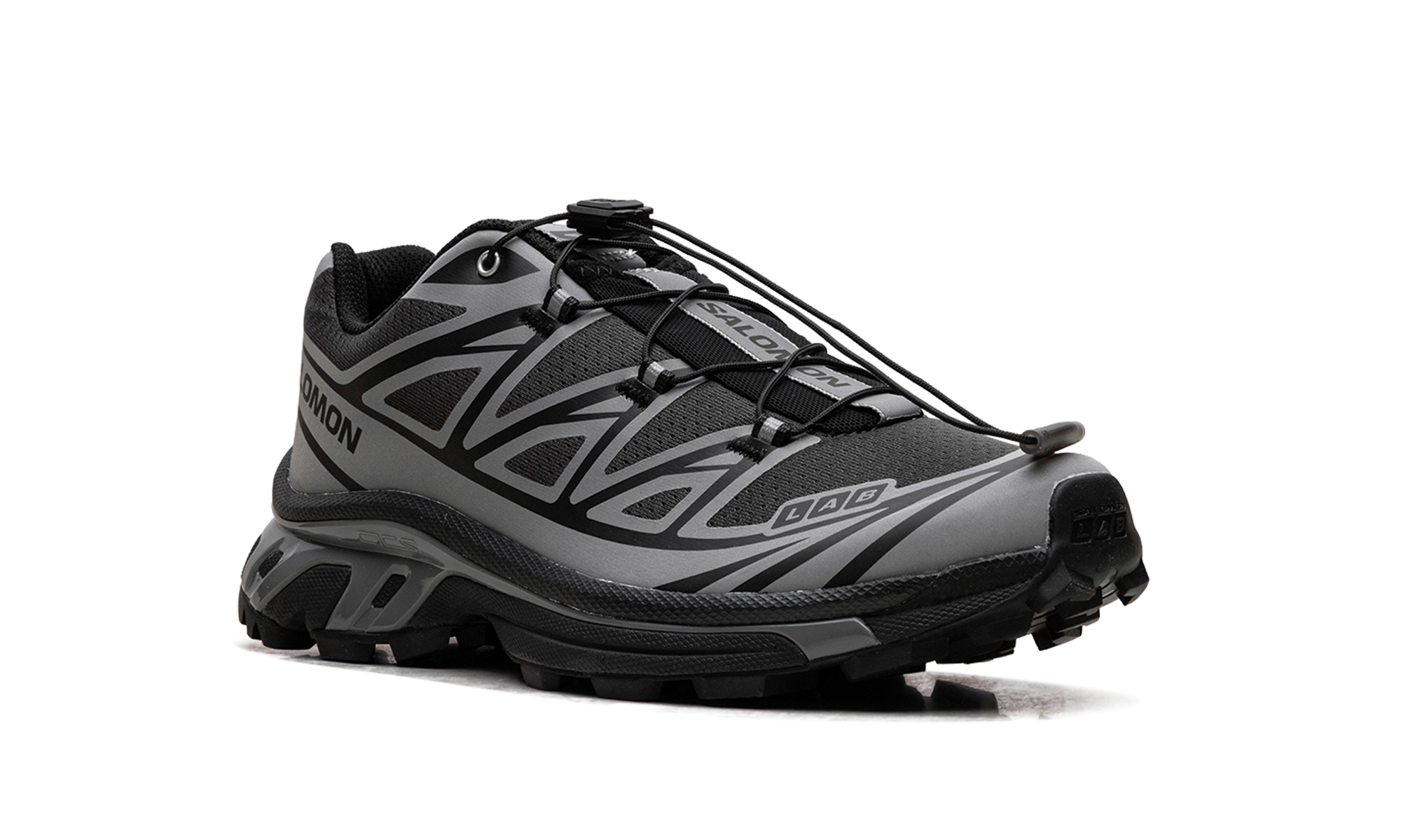XT-6 Nocturne Vision Black - Reflective Trail Sneakers with Quicklace™ System