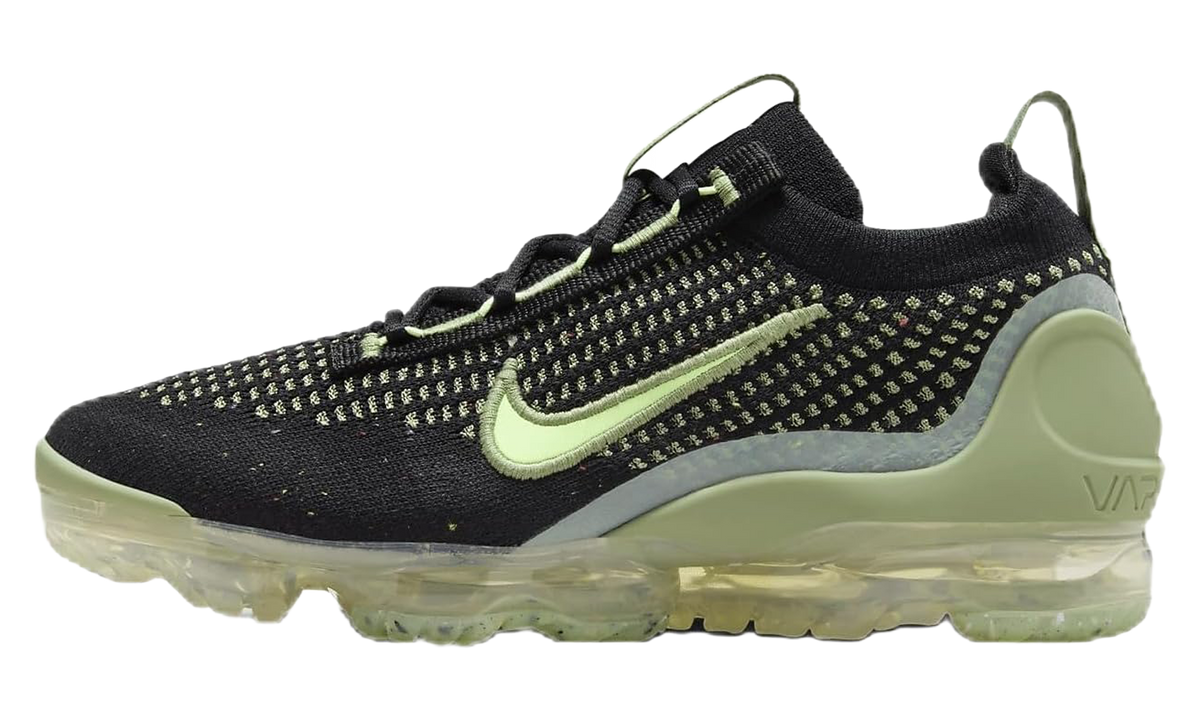 Air VaporMax 2021 Flyknit GS "Black Vintage Green" DB1550 010