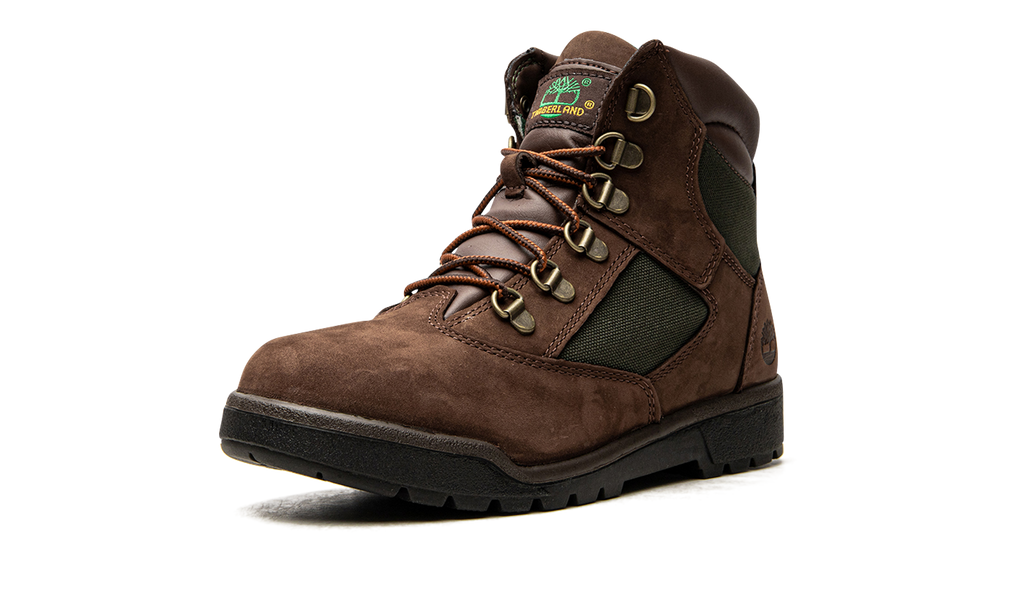 Junior 6 Inch Field Boot "Brown / Green" 44992