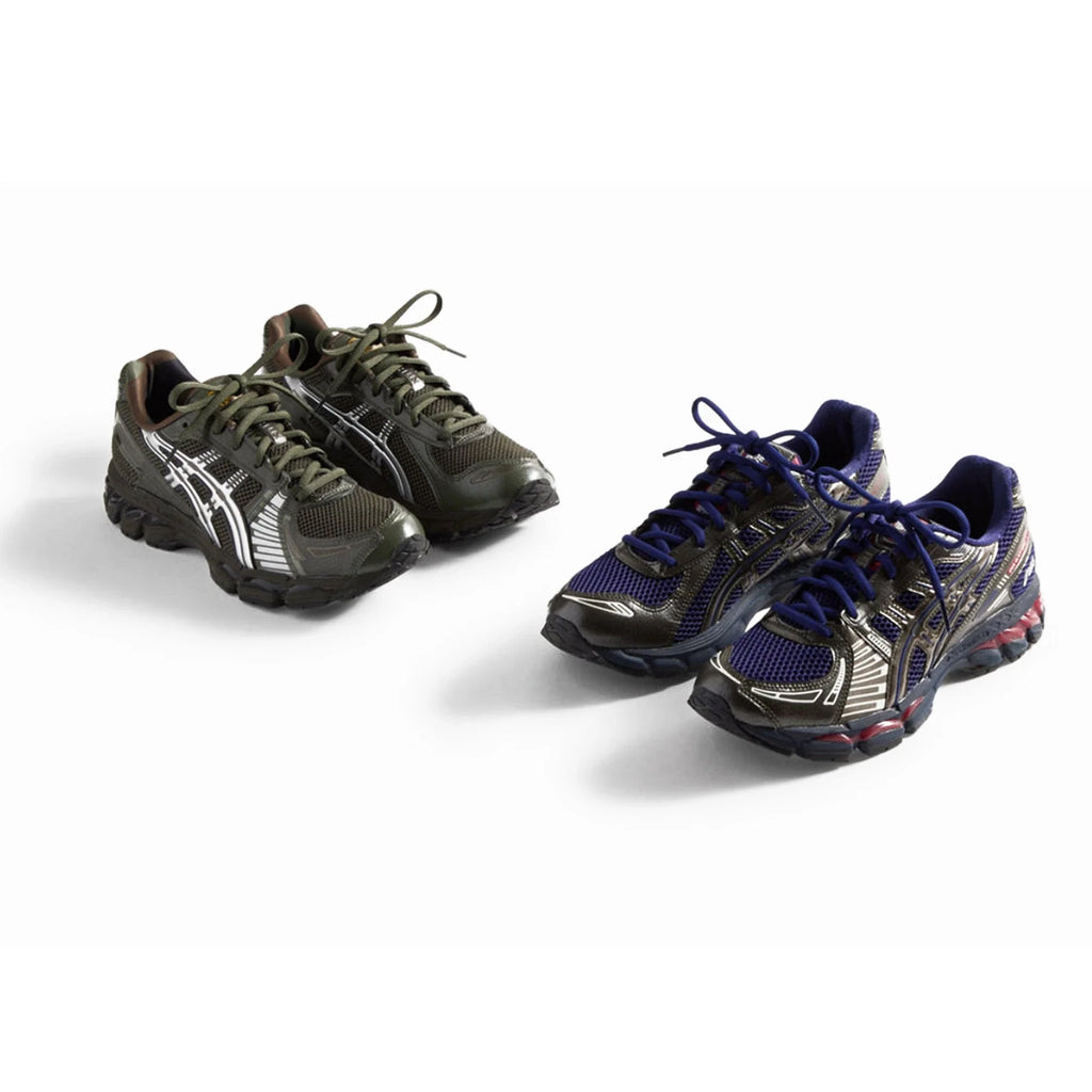 ASICS Gel-Kayano 12.1 Kith Marvel vs. Capcom 'Captain America vs. Guile Double Box' (2025)