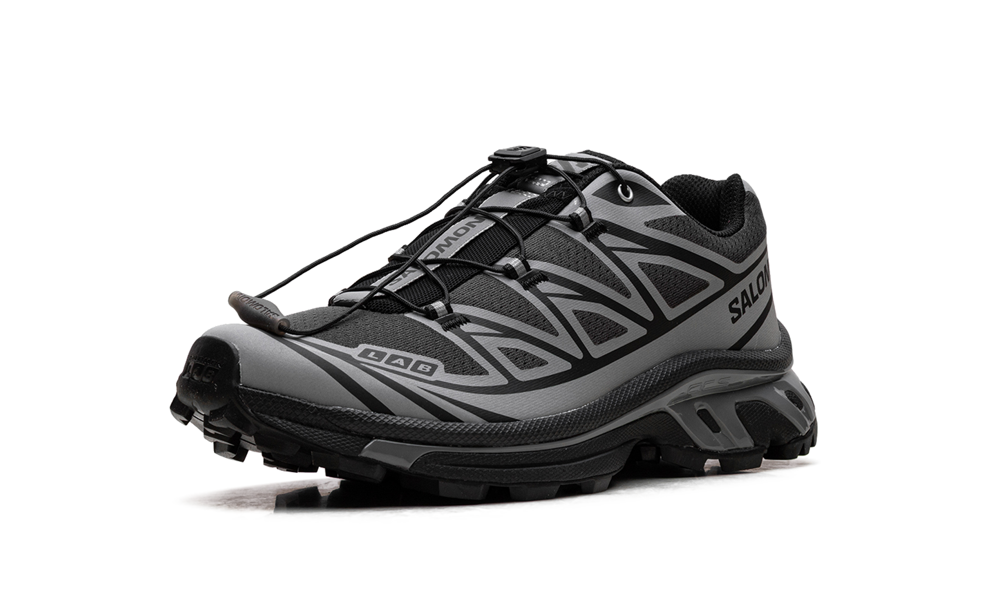 XT-6 Nocturne Vision Black - Reflective Trail Sneakers with Quicklace™ System