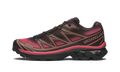 XT 6 Skyline Black Coffee Red - High-Contrast Trail Running Shoe