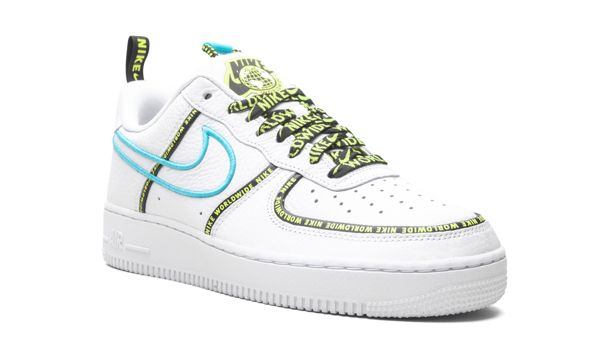 Air Force 1 Low "Worldwide White Blue Fury Volt" CK7213 100