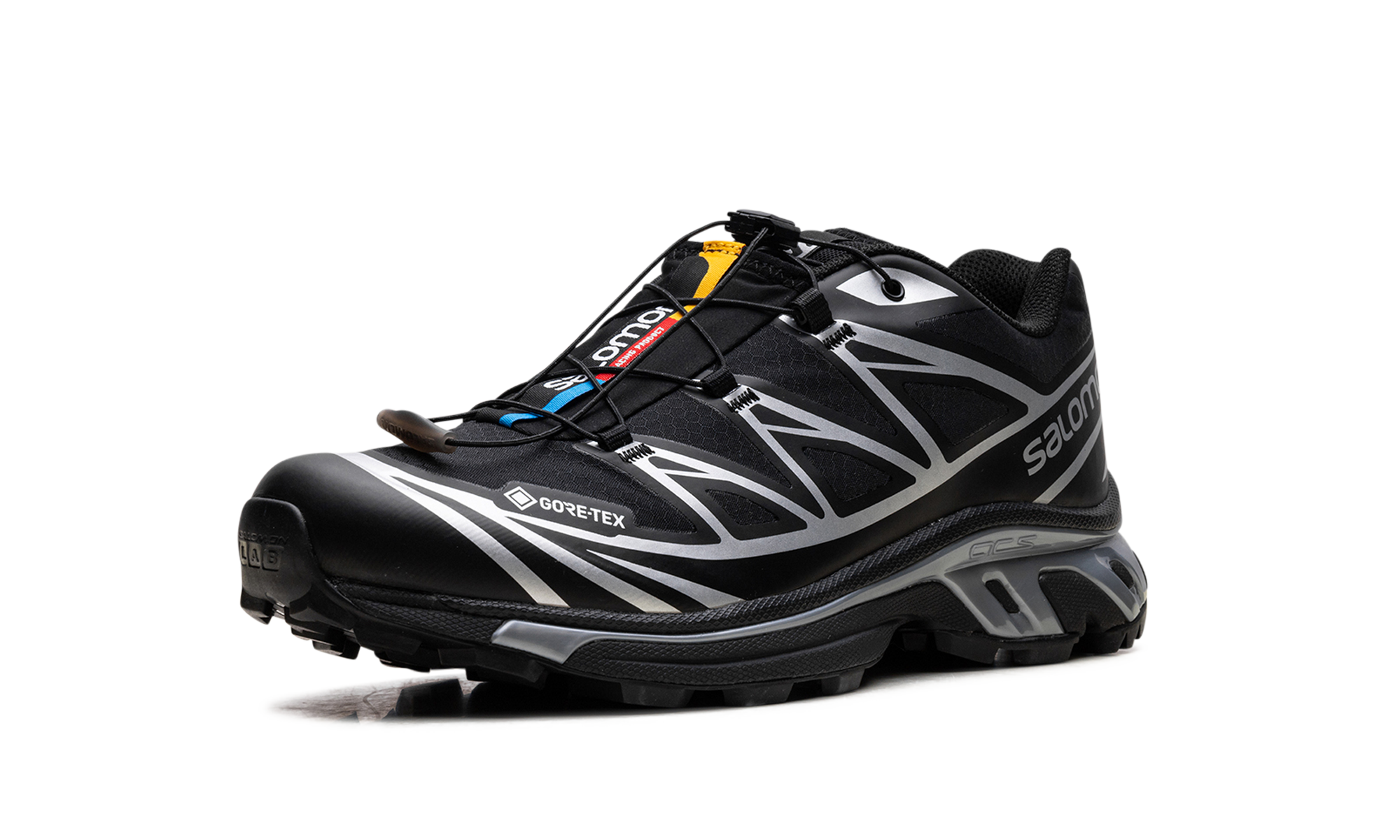 Salomon XT-6 Gore-Tex Black Silver - Waterproof Trail Running Shoes