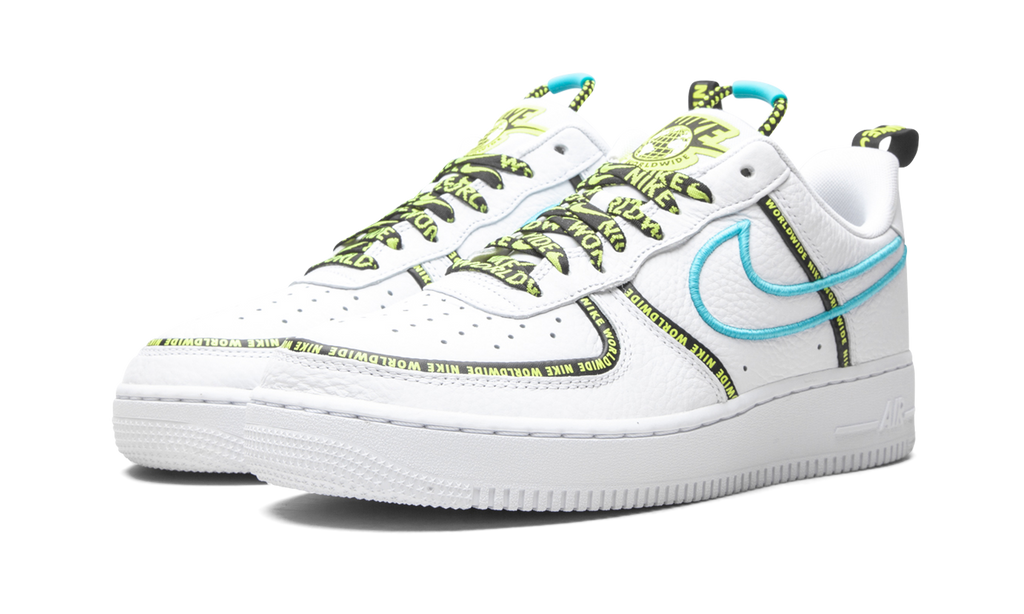 Air Force 1 Low "Worldwide White Blue Fury Volt" CK7213 100