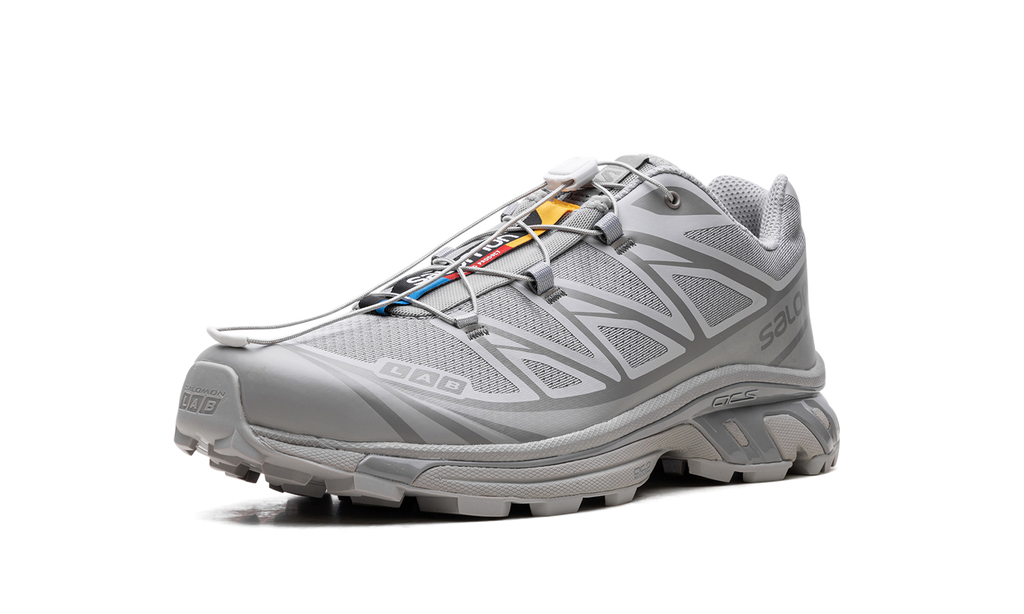 Salomon XT-6 Ghost Grey Running Shoes - Advanced Traction & Stability