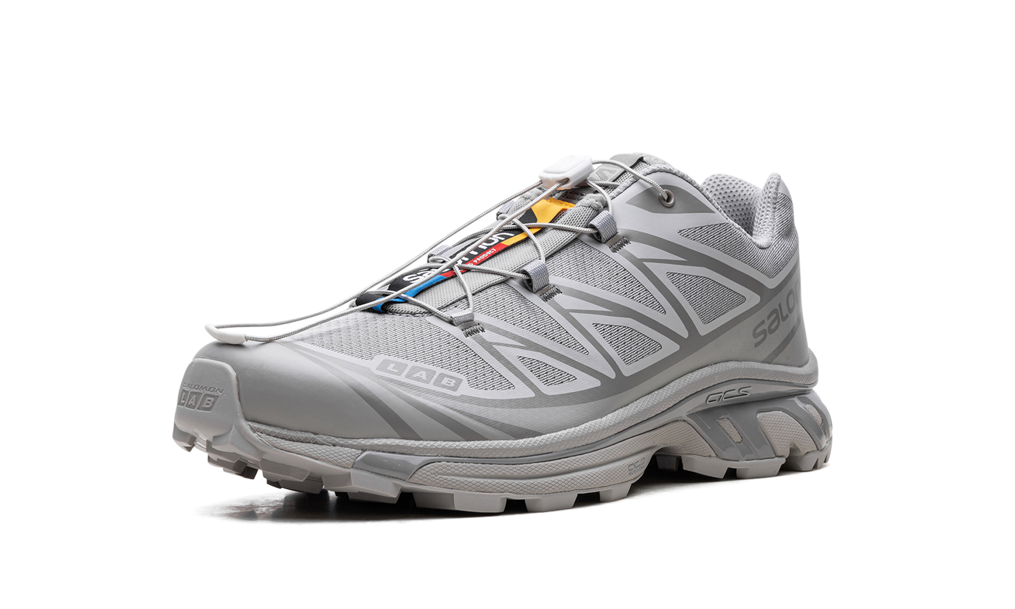 Salomon XT-6 Ghost Grey Running Shoes - Advanced Traction & Stability