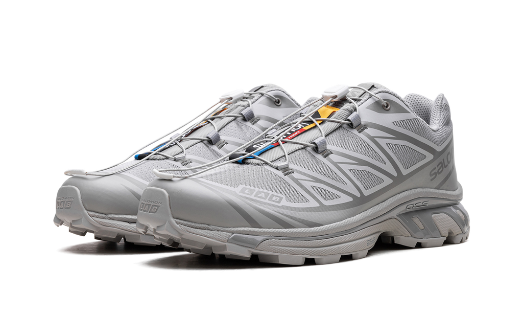 Salomon XT-6 Ghost Grey Running Shoes - Advanced Traction & Stability