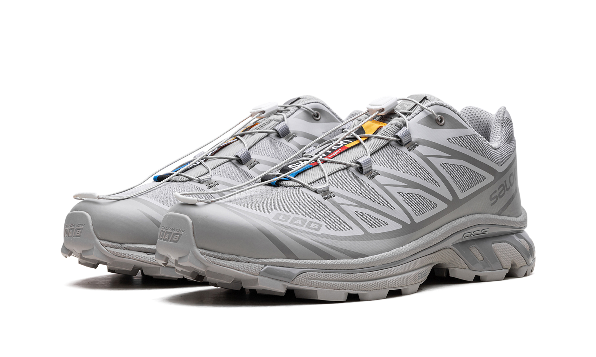 Salomon XT-6 Ghost Grey Running Shoes - Advanced Traction & Stability