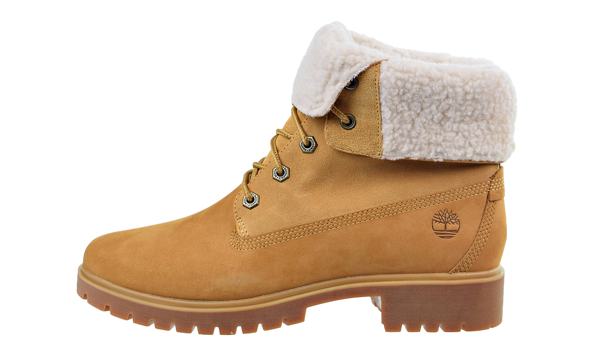 Jayne Waterproof Fleece Fold-Down Boot WMNS "Wheat" TB0A1SGA231