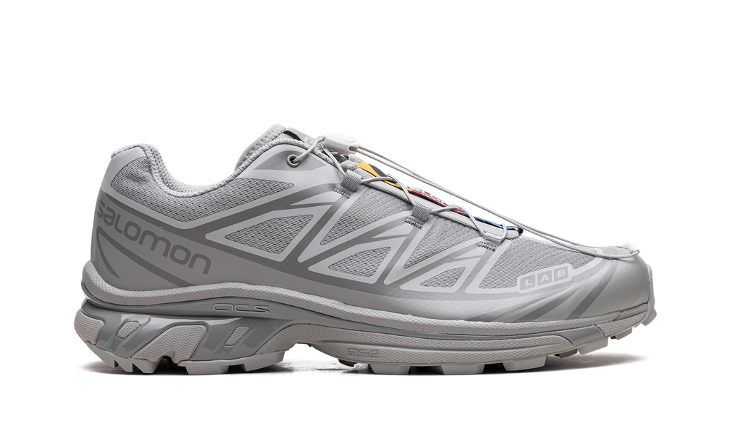 Salomon XT-6 Ghost Grey Running Shoes - Advanced Traction & Stability