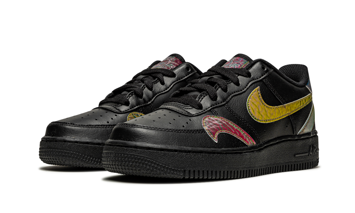 Air Force 1 Low LV8 GS "Misplaced Swooshes - Black" CZ5890 001
