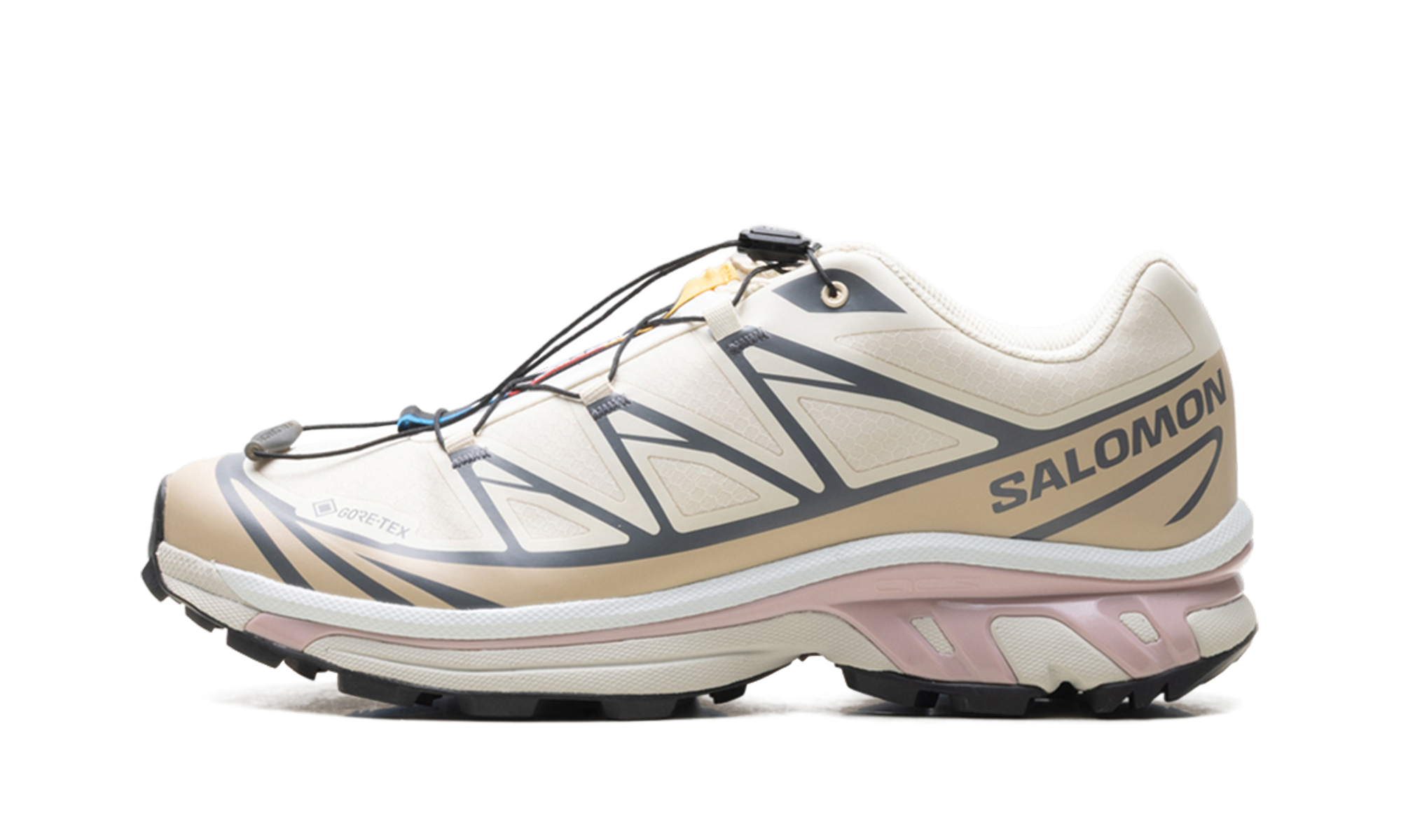 XT-6 GTX Almond Milk Mauve - Waterproof Trail Sneakers with GORE-TEX